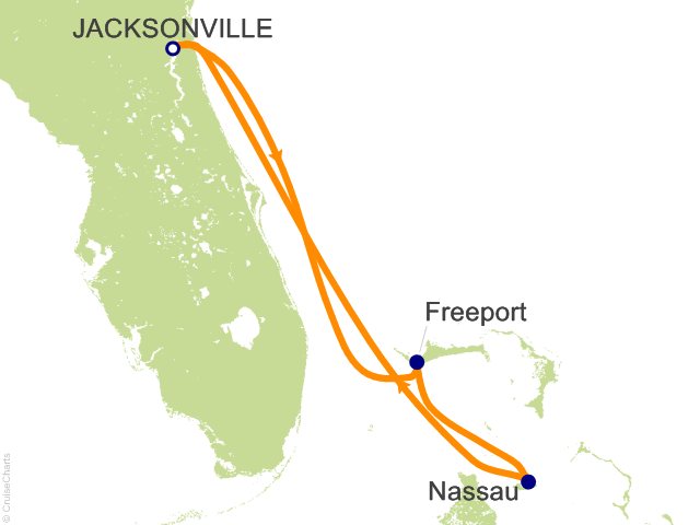 5 Night The Bahamas Cruise from Jacksonville
