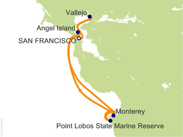 5 Night Wild California Escape   San Francisco to Monterey Bay Cruise from San Francisco