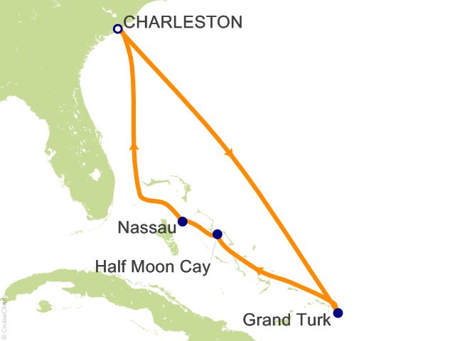 7 Night Eastern Caribbean Cruise from Charleston