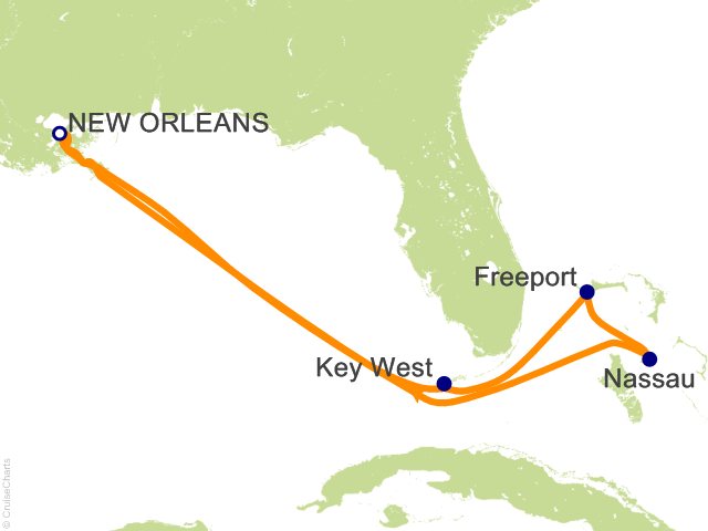 eastern caribbean cruise from new orleans