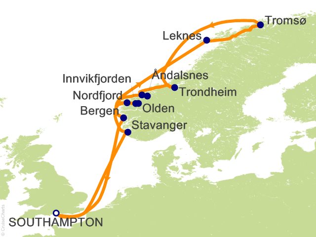 norway cruise southampton