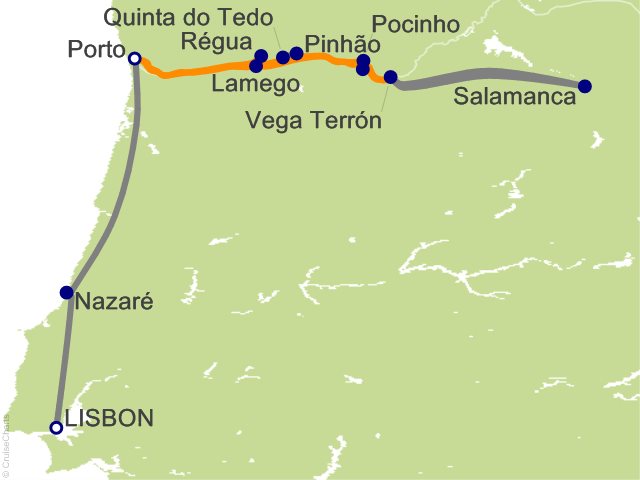10 Night Lisbon with Secrets of the Douro Cruise and Land Tour