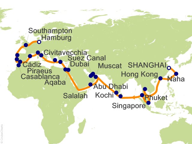 54 Night Grand Voyages Cruise On Msc Splendida From Shanghai Sailing February 14 2020 On Icruise Com