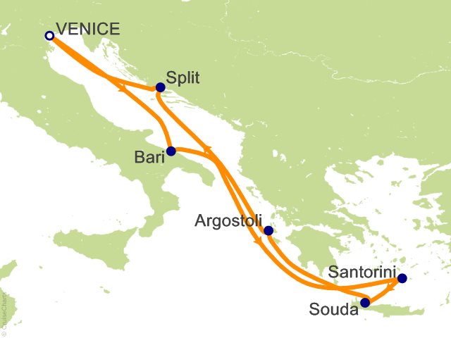 7 Night Mediterranean Cruise from Venice