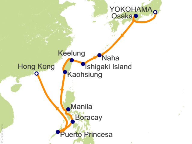 Holland America Asia / Orient Cruise, 14 Nights From Yokohama ...