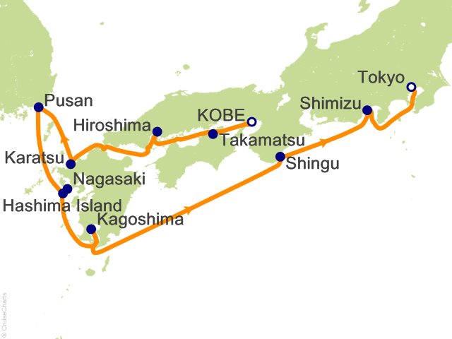 asia cruise from japan