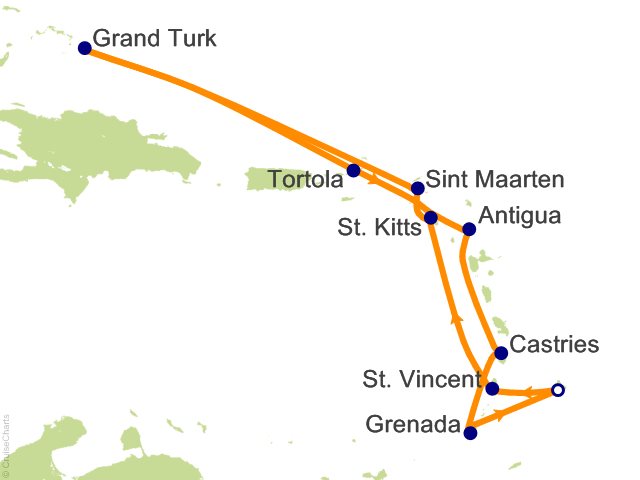 14 Night Caribbean Cruise from Bridgetown