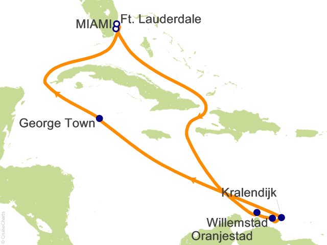 9 Night Southern Caribbean Cruise from Miami