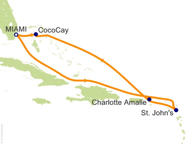 7 Night Eastern Caribbean and Perfect Day Cruise