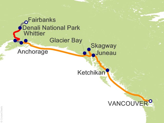 10 Night Denali - Tour D7C from Vancouver
