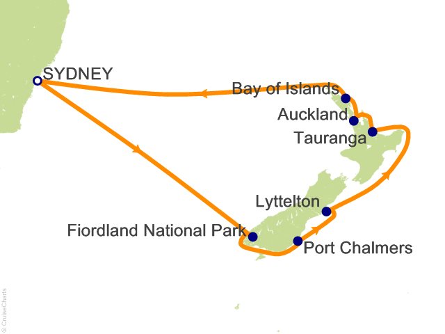 carnival cruises sydney to new zealand