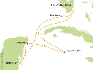 7 Night Key West  Belize and Grand Cayman Cruise from Fort Lauderdale