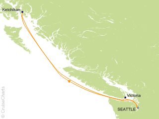 5 Night Alaska Round trip Seattle   Ketchikan and Victoria Cruise from Seattle
