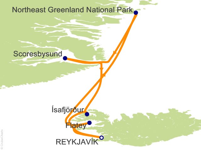 11 Night Icelands Wild West Coast to East Greenland Cruise