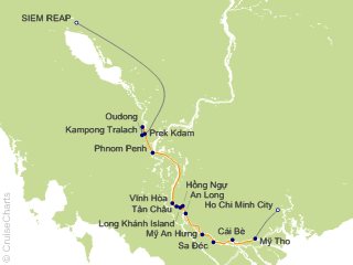 7 Night Majestic Mekong Cruise from Siem Reap