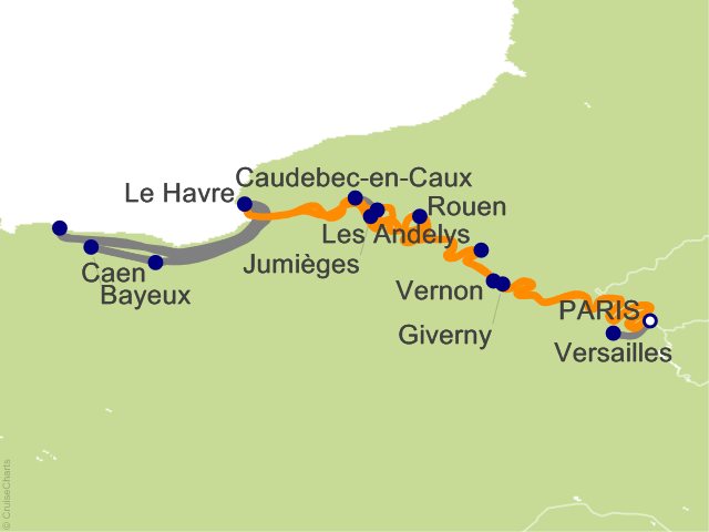 9 Night Rendezvous on the Seine Cruise