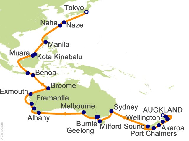 Oceania Australia New Zealand Cruise 43 Nights From Auckland Insignia February 4 2022 Icruise Com