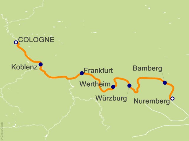7 Night Romance on the Main Cologne to Nuremberg Cruise