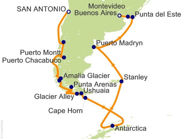 22 Night South America and Antarctica Cruise