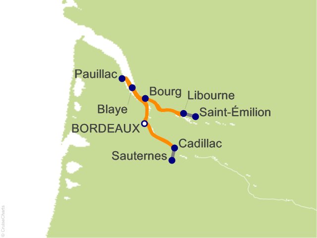 7 Night Chateaux Rivers and Wine Cruise