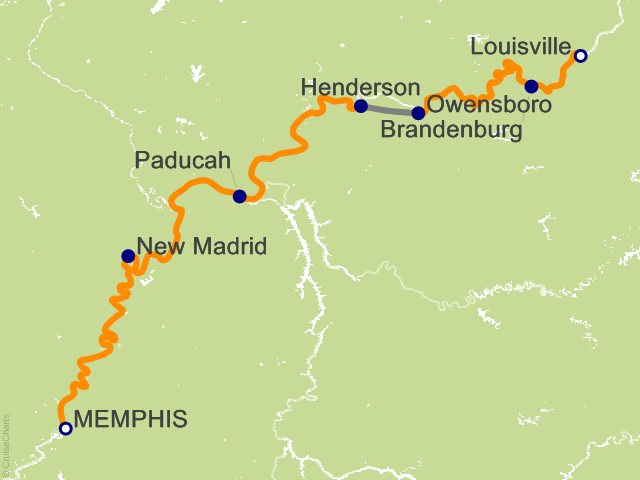 8 Night Memphis to Louisville Cruise and Land Tour