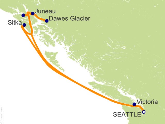 7 Night Alaska Glacier Cruise