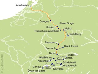 15 Night Spectacular Switzerland with Romantic Rhine Cruise and Land Tour from Zurich