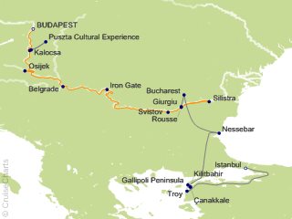 17 Night Black Sea Explorer with Turkey Cruise and Land Tour from Budapest
