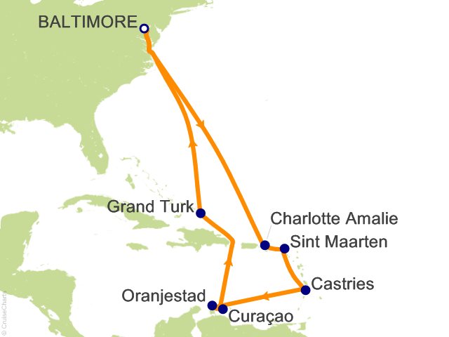southern caribbean cruise out of baltimore
