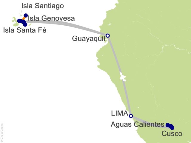 10 Night Wild Galapagos and Peru Escape Cruise and Land Tour from Lima