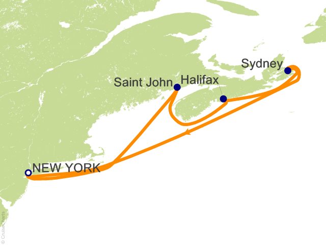 cruise from new york to canada