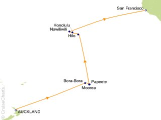 cruise pacific tahiti crossing hawaii night south alerts tracking getting