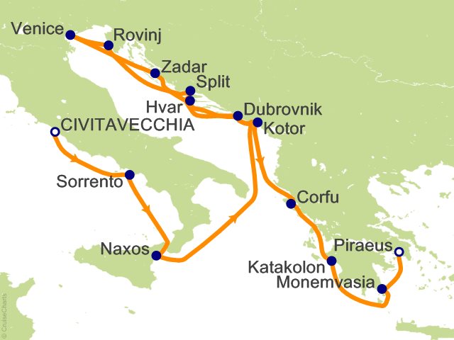 17 Night Star Collector   Stories of Italy Croatia and Greece Cruise