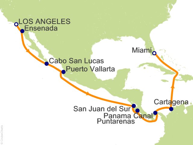 14 Night Panama Canal Cruise from Los Angeles