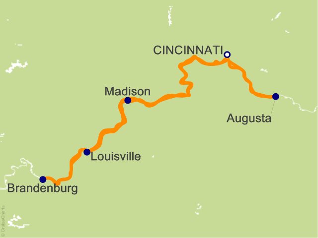 8 Night Roundtrip Cincinnati Cruise and Land Tour