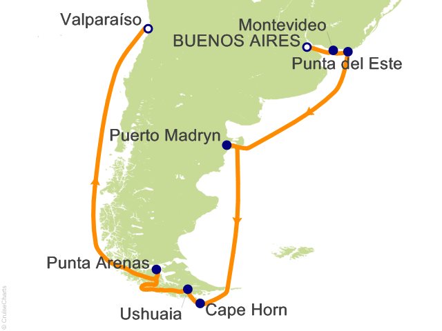 12 night patagonia & argentina cruise