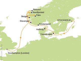 11 Night Stockholm to Southampton Cruise from Stockholm
