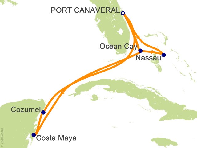 10 Night Caribbean Cruise from Port Canaveral