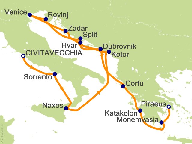 17 Night Star Collector   Stories of Italy  Croatia and Greece Cruise