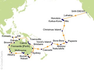 Are There Cruises For Singles At Christmas From San Diego 2022 Holland America Trans Pacific Cruises Cruise, 69 Nights From San Diego,  Noordam, October 8, 2022 | Icruise.com