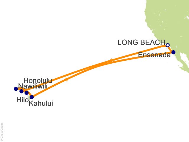 cruise from long beach to hawaii