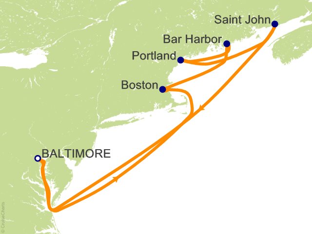 new england cruises from baltimore 2023