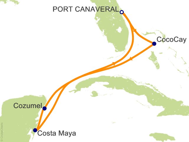 Royal Caribbean Caribbean Cruise, 6 Nights From Port Canaveral, Wonder ...