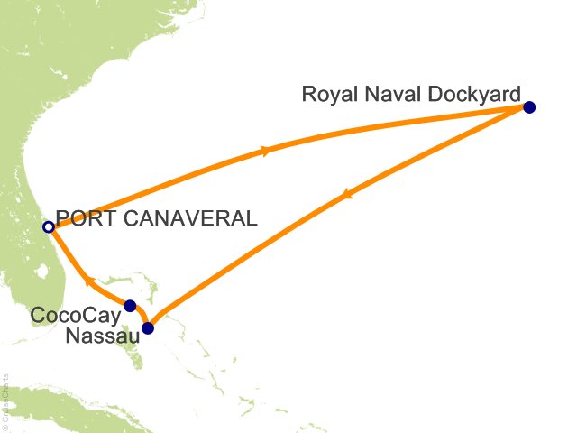 Royal Caribbean Bermuda Cruise, 8 Nights From Port Canaveral, Mariner 