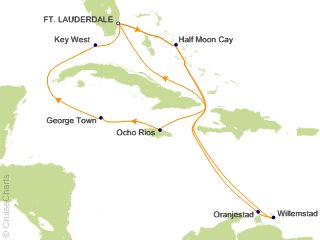 Holland America Caribbean Cruise, 14 Nights From Fort ...