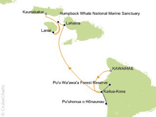 7 Night Hawaiian Seascapes Cruise from Kawaihae