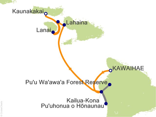 7 Night Hawaiian Seascapes Cruise