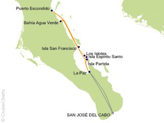 7 Night Bajas Bounty Cruise from San Jose del Cabo