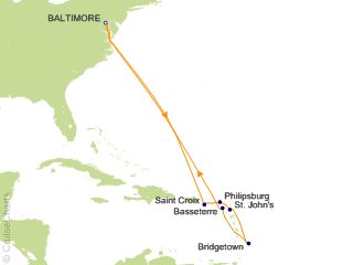 Royal Caribbean Caribbean Cruise, 12 Nights From Baltimore, Enchantment ...