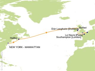 cruise from nyc to france